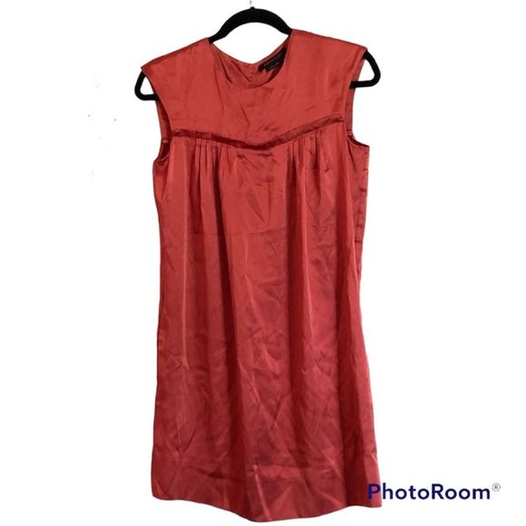 BCBG MaxAzria Silk Slip Dress Cap Sleeve - Picture 1 of 9
